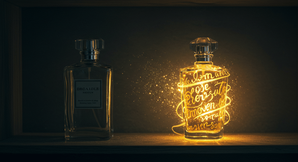 Two bottles, one stands out